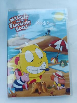 NEW Maggie and the Ferocious Beast: Beach Party (DVD, 2008) - New Sealed