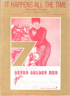Seven Golden Men 1965 Rossana Podesto Italian Movie ARMANDO TROVAJOLI Music!