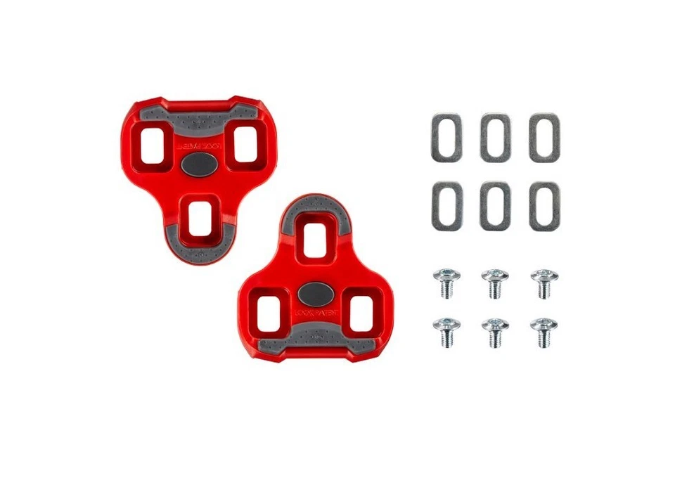LOOK KEO Grip Road Chuteiras Antiderrapantes 9 Flutuantes Pedal de Bicicleta Vermelho - Imagem 3 de 4