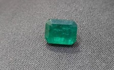 3.85 Karat Natürliches Grün Smaragd Oktagon Schliff Lose Edelstein Für Ring