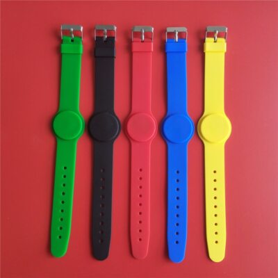 125Khz EM4100 125Khz Proximity RFID Card Tag Bracelets Adjustable Wristband
