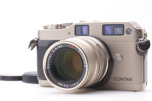[MINT] Contax G1 35mm Film Camera Body Sonnar 90mm F2.8 Lens From JAPAN