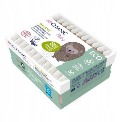 Cleanic Baby ECO Bio-Wattestäbchen 60 Stk