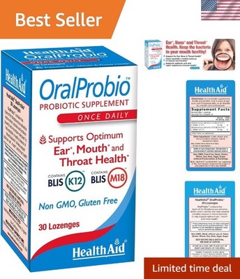 Natural Peppermint OralProbio Tablets - Support Ear, Mouth & Throat Health
