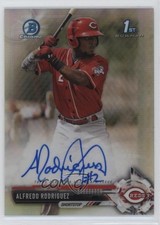 2017 Bowman Chrome Prospect Refractor /499 Alfredo Rodriguez #CPA-AR Auto 11ff