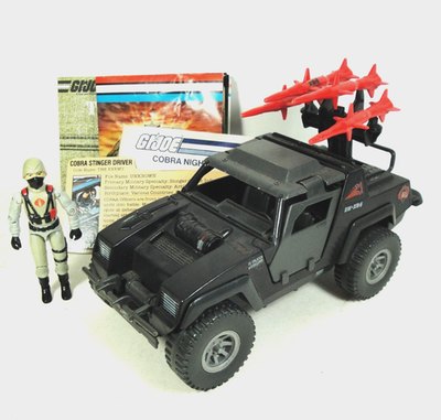 GI Joe Cobra Stinger Jeep Vintage 1984 - Hasbro - Véhicule Militaire Collection