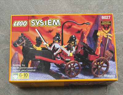 Vintage LEGO System #6027 Bat Lord's Catapult Fright Knights New Sealed Box 1997