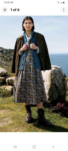 Seasalt Dress Size 12 'Wild Bouquet' - Picture 7 of 7