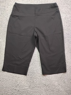 ruby rd black capri 20 new stretch Slimming Contour Waistband 