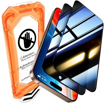 Iphone 16 Pro Max Privacy Screen Protector Anti Peep Shatterproof 2 Pack