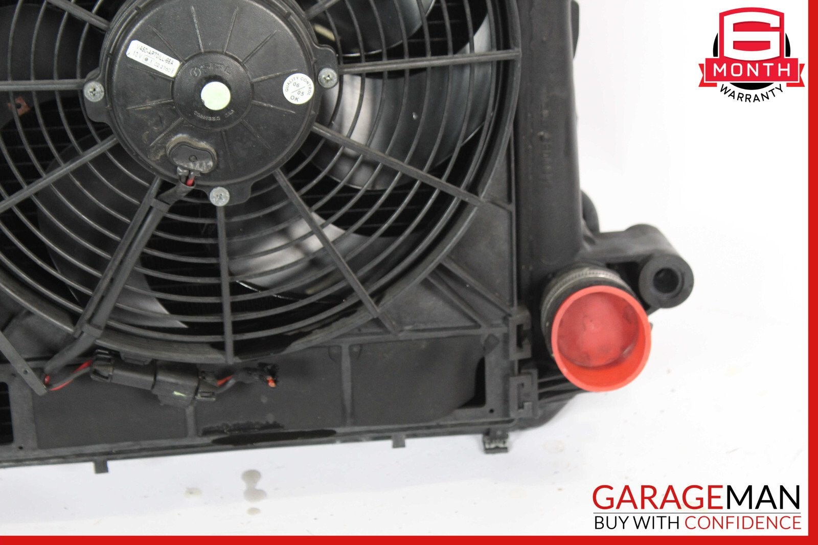09-13 Maserati Quattroporte Radiator Cooling Fan Motor AC Condenser Assy