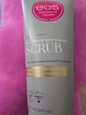 Brand New EOS Cashmere Pre-Shave Scrub