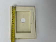 Tan Hose Bib Split Recess J-Block Mounting Block  Siding Pale Yellow