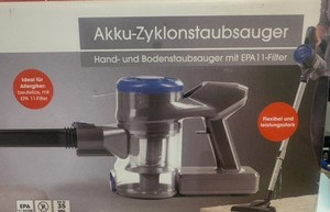 CLEANmaxx Akku Staubsauger beutellos kabellos Zyklon Sauger tragbar Boden Auto
