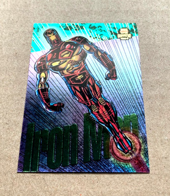 Iron Man 1994 Marvel Universe Limited Edition Power Blast  #7of 9 by Fleer