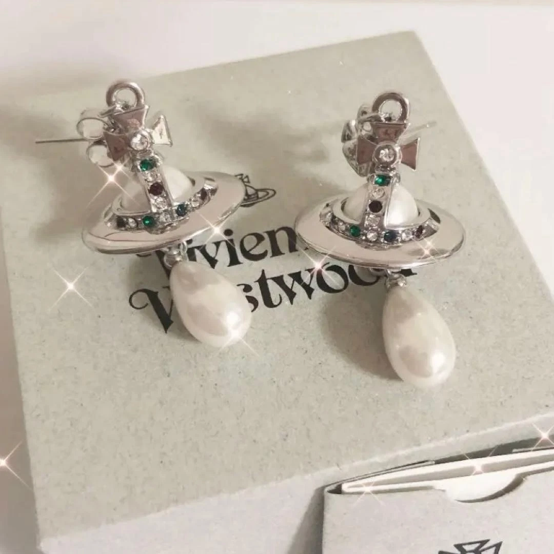 Orecchini A Cerchio Con Perla Huge Tomato – Argento E Oro – Perla Artificiale 9mm – Gioiello Donna In Confezione Regalo