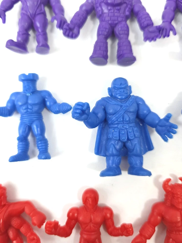 Garbage Pail Kids GPK Figures Cheap Toy 1980s Lot of 15 Red Green Blue Purple - Image 4 of 4