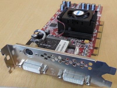 HP ATI Fire GL Z1 128MB DDR 256Bit RETRO AGP PRO Dual DVI-I VESA Stereo 3D* g834