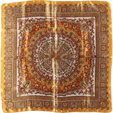 Vintage all-over print scarf made in Italy