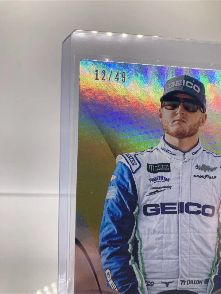 2018 Panini Certified - Ty Dillon #20 Gold /49 NASCAR - Image 4 of 4