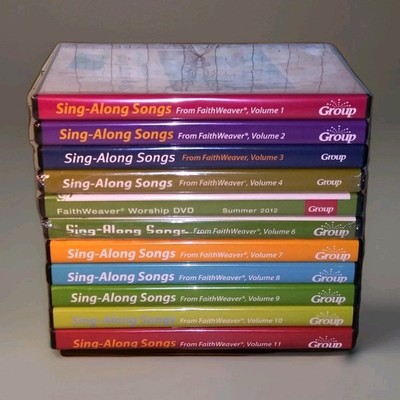 FaithWeaver Sing-Along Song Worship DVD Lot Volumes 1-11   