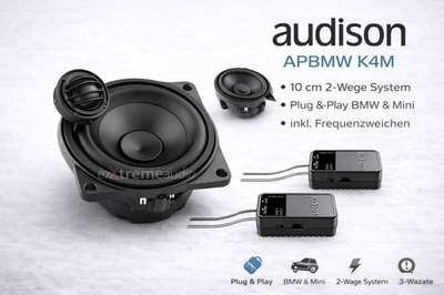 Audison APBMW K4M 10cm 2-Wege Lautsprecher BMW 5er E60, E61, F07 > Front + Rear - Bild 1 von 4