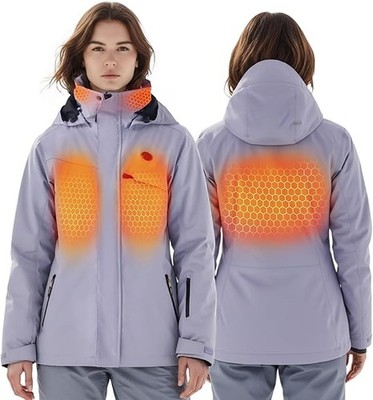 Inokraft Heated Jacket For Women With Rechargable Battery Pack Included