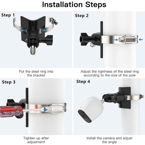 For eufyCam Pole Mounting System with Dual Adjustability Features Pack of 2 - Picture 21 of 22