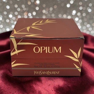Opium by Yves Saint Laurent Satin Dusting Powder - 5.2oz / 150g full size boxed