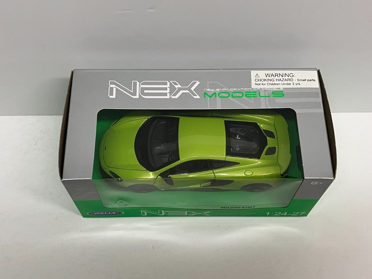 WELLY 1:24-27 NEX Models McLAREN 675 LT (Yellow) die-cast | eBay