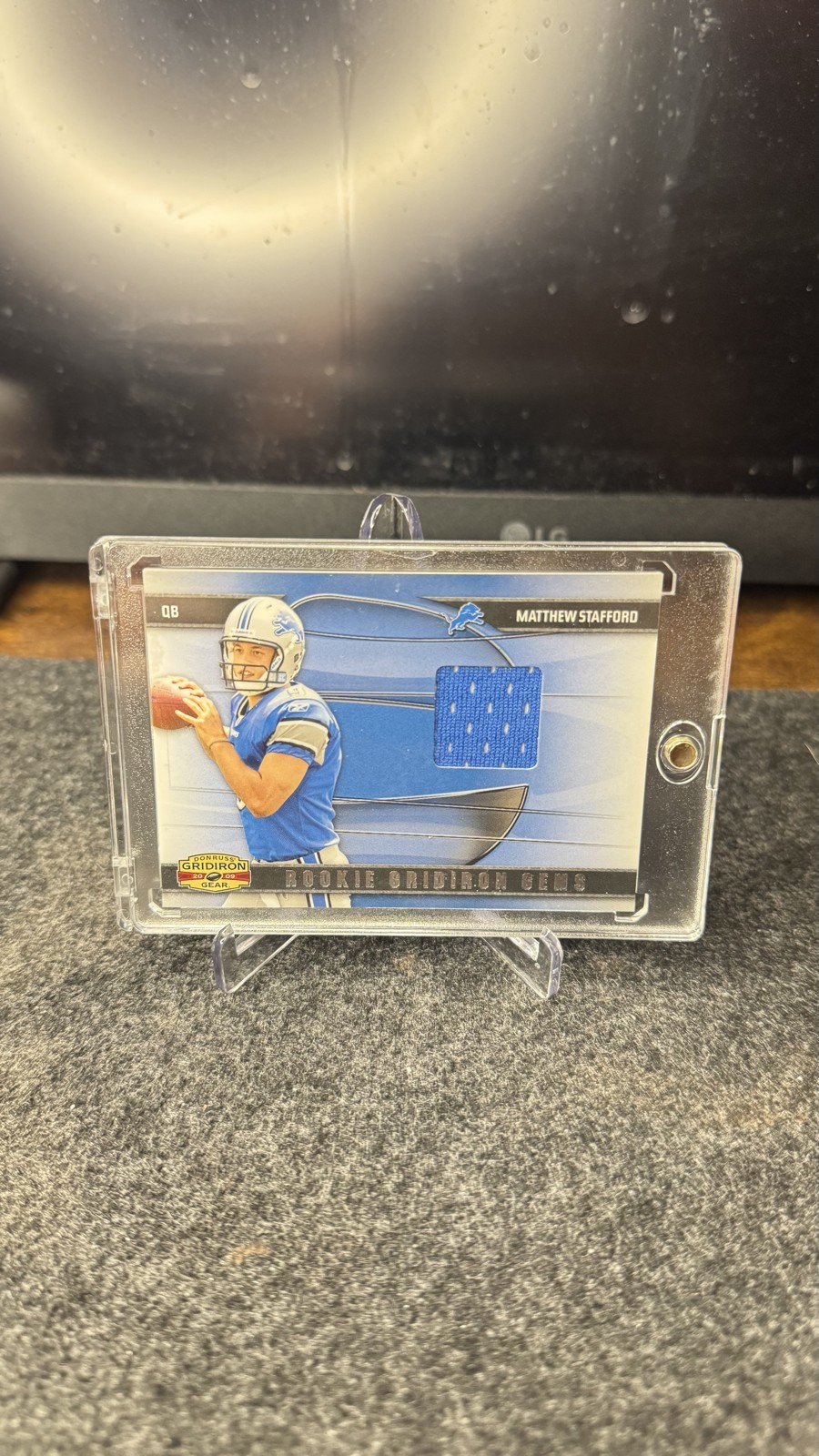 Matthew Stafford Donruss Gridiron Gear Rookie Gridiron Gems Jerseys #203 Base