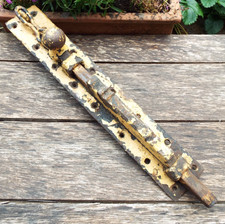 IRON SLIDE BOLT LARGE 24" / 5.7Kg RECLAIMED GOTHIC CHURCH DOOR SLIDING BOLT #S29