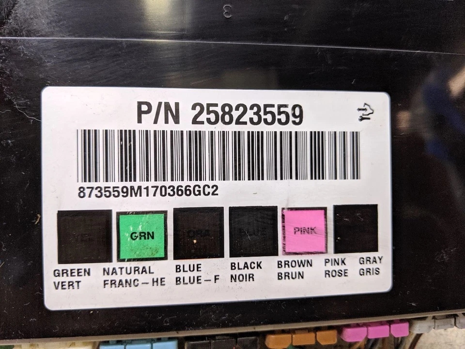 Módulo de control de carrocería BCM 25823559 para camioneta GMC SIERRA 07-11 13 w92 Foto 2 de 4