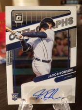 2022 Donruss Optic Optic-Graphs Jacob Robson Auto RC Rookie Tigers #OG-RO