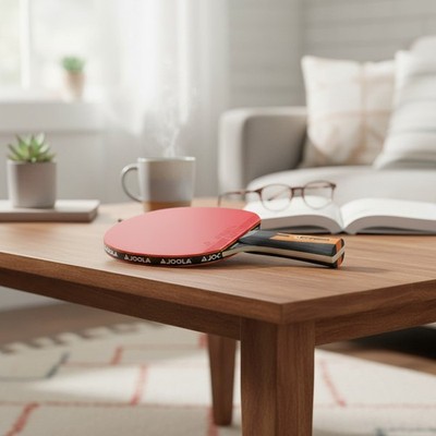 Carbon Control Ping Pong Paddle with Ergonomic Grip and Vibration Control