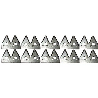 10 Replacement H163131 Section Knives Fits JD Combine 615 630FD 630D