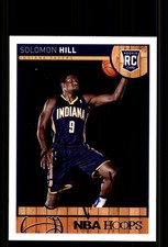 Signed Basketball Card Auto Solomon Hill 2013-14 Hoops #283 Indiana Pacers