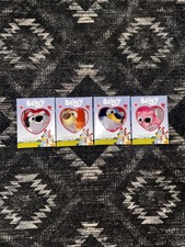 Dan Dee Bluey Series 1 Plush Backpack Clip Set of 4 Bluey Bingo Coco Muffin