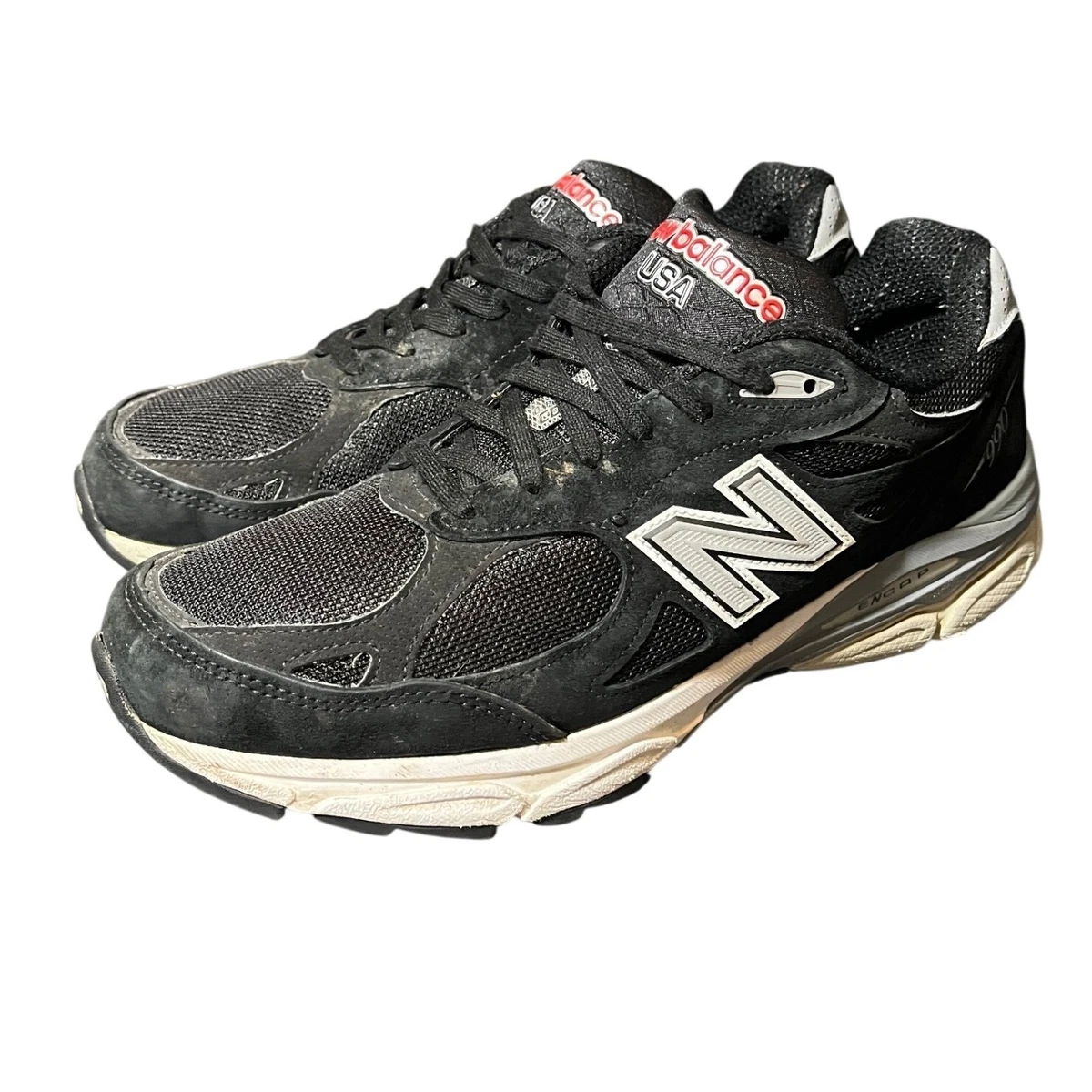 Preços baixos em New Balance 990v3 Made In USA Black White | eBay
