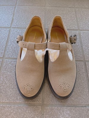 Men 6.5US Hender Scheme T Strap Oak Beige 3 | eBay