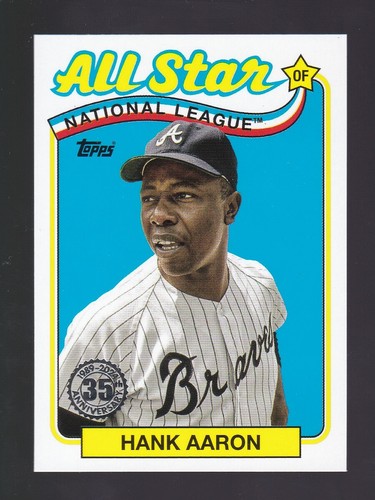 2024 Topps Series 2 #89ASB-2 HANK AARON 1989 Topps All Star Baseball Throwback - Bild 1 von 2