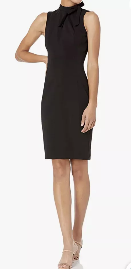 calvin klein black dress