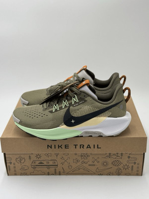 Nike React Pegasus Trail 5 Running Shoes Mens 7.5 Green Medium Olive DV3864-200