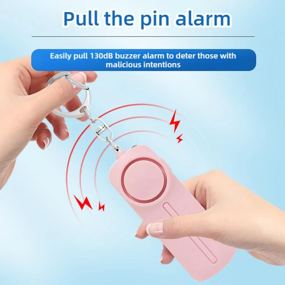Mini Personal Self-Defense Alarm Emergency Security Alarm 130dB Alarm Soun T1K2 - Image 2 of 4