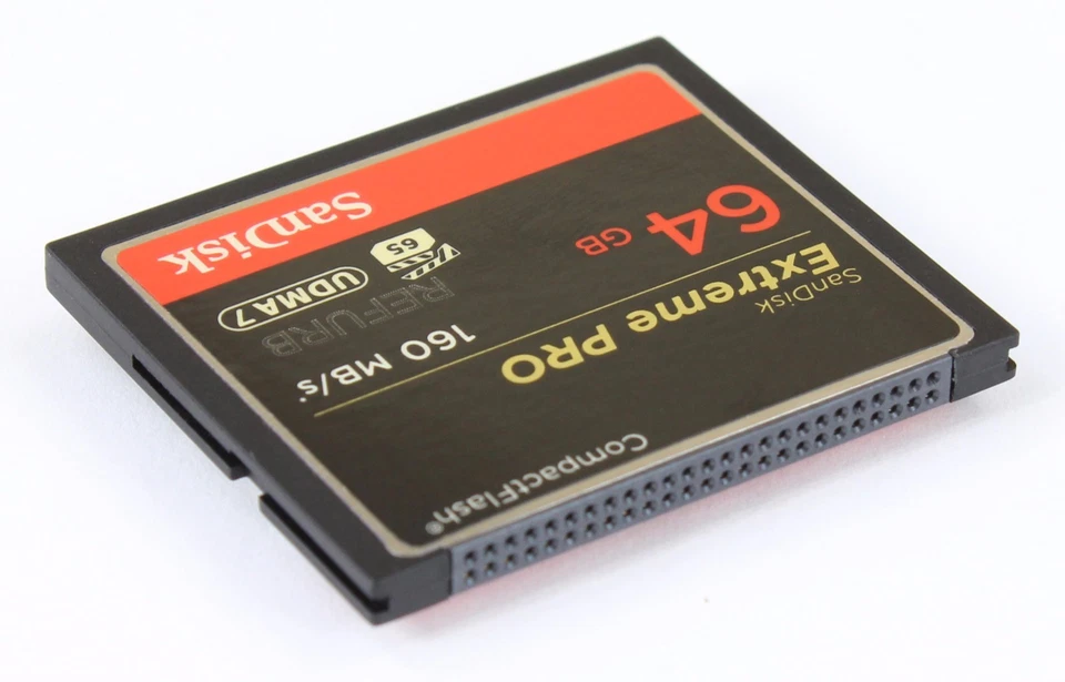 Tarjeta de memoria SanDisk ExtremePro 64 GB CF SDCFXPS-064G G Extreme Pro 64 GB 160 MB/s Foto 4 de 4