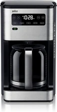 Braun 14 Cup Programmable Coffee Maker Drip Coffee Espresso Machine Stainless
