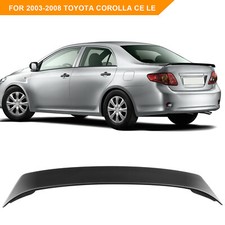 Spoiler Wing Primer Wled Brake For 2003-2008 Toyota Corolla Ce Le S Rear Trunk