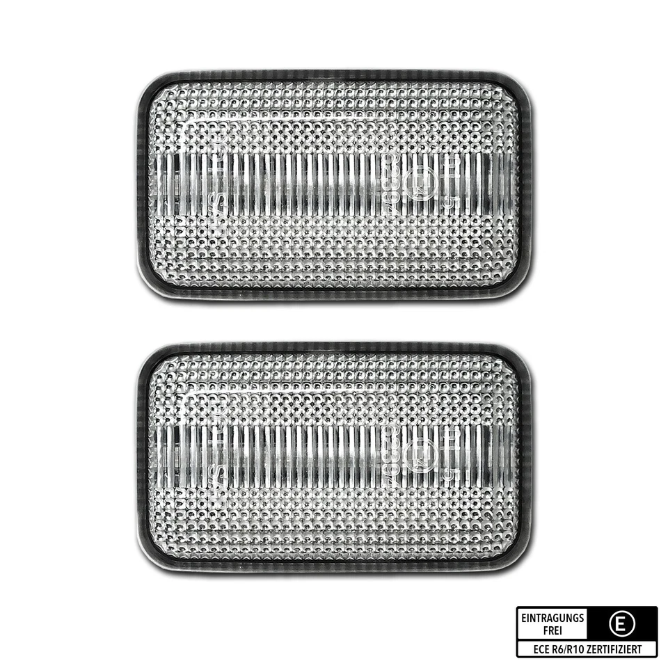 WEISSE LED Seitenblinker VW Golf 2 II 1 I Cabriolet Scirocco Corrado - Bild 2 von 4