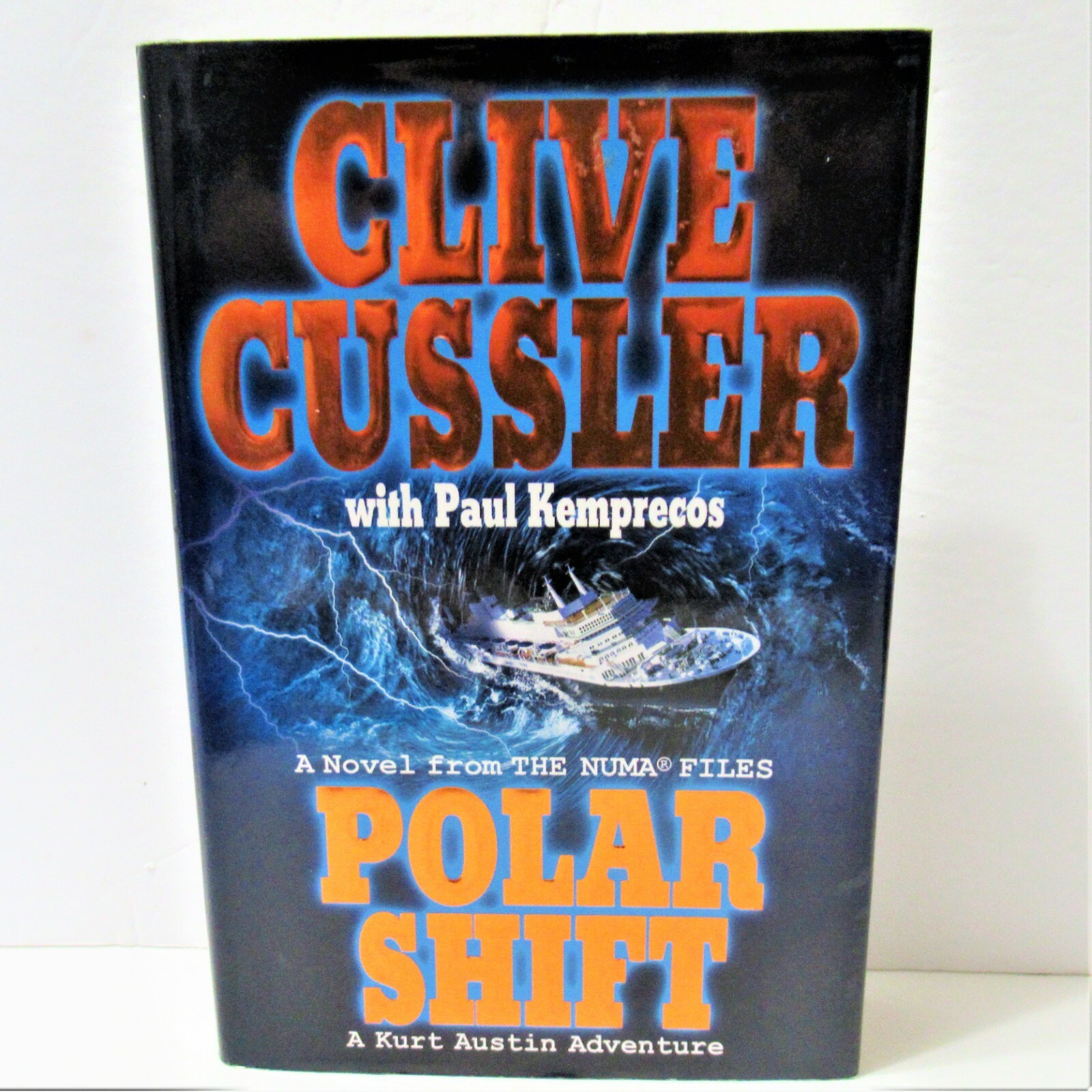 TWO (2) CLIVE CUSSLER HARDCOVER BOOKS ZERO HOUR, POLAR SHIFT, ACTION