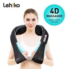 Car U Shape Electrical Shiatsu Back Neck Shoulder Body Massager Heated